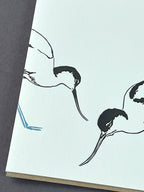 Avocets Letterpress Card