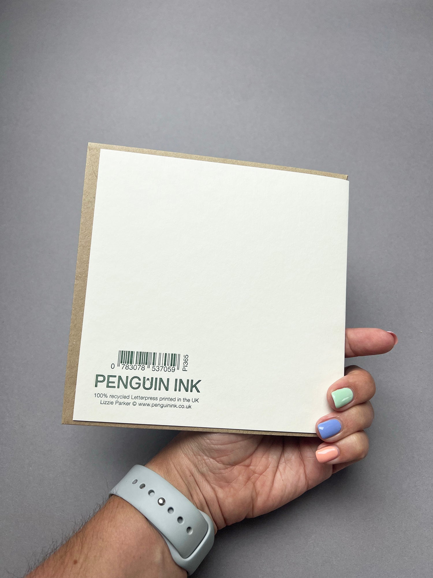 Agapanthus Letterpress Card