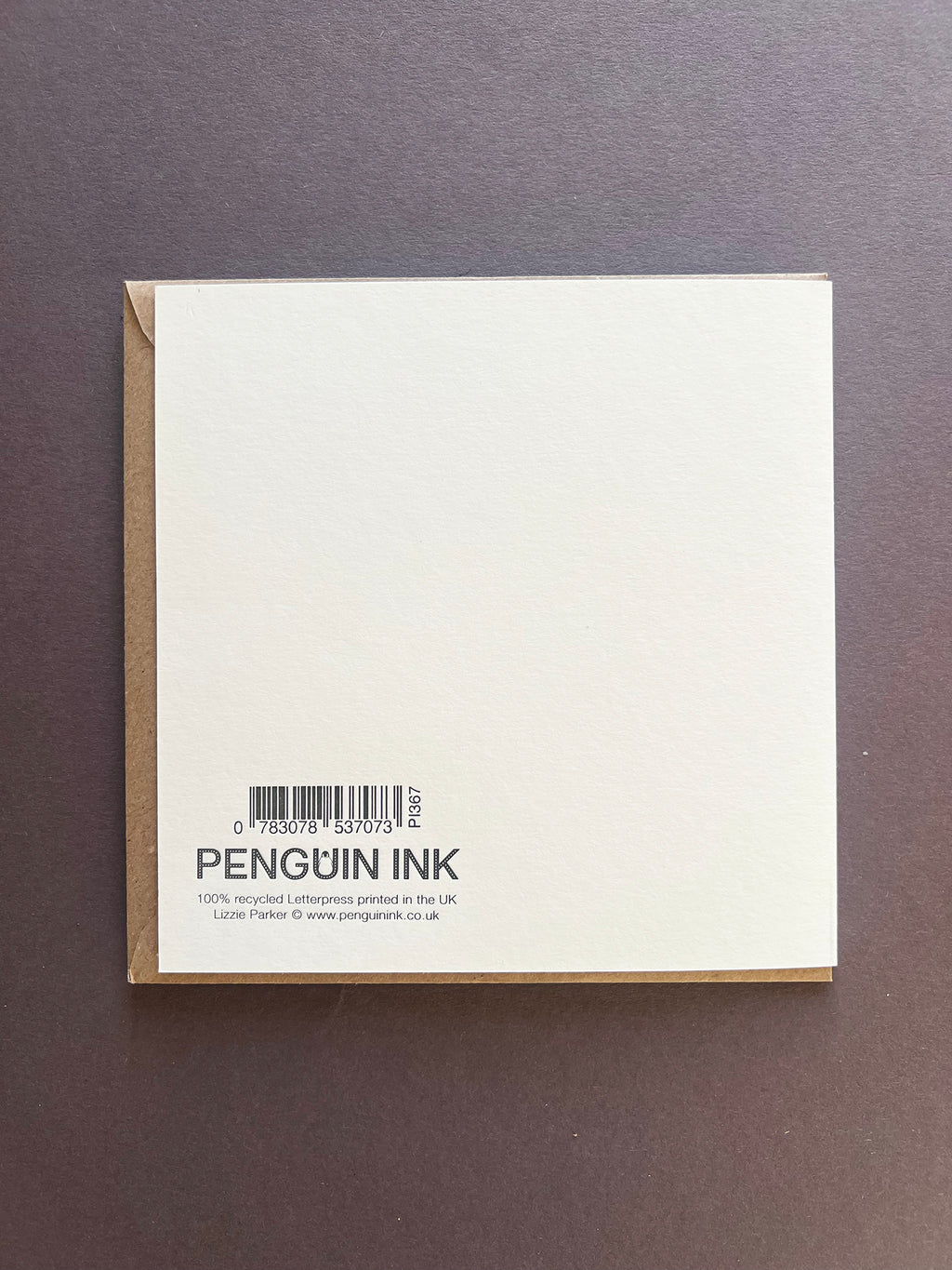 Poppy Letterpress Card