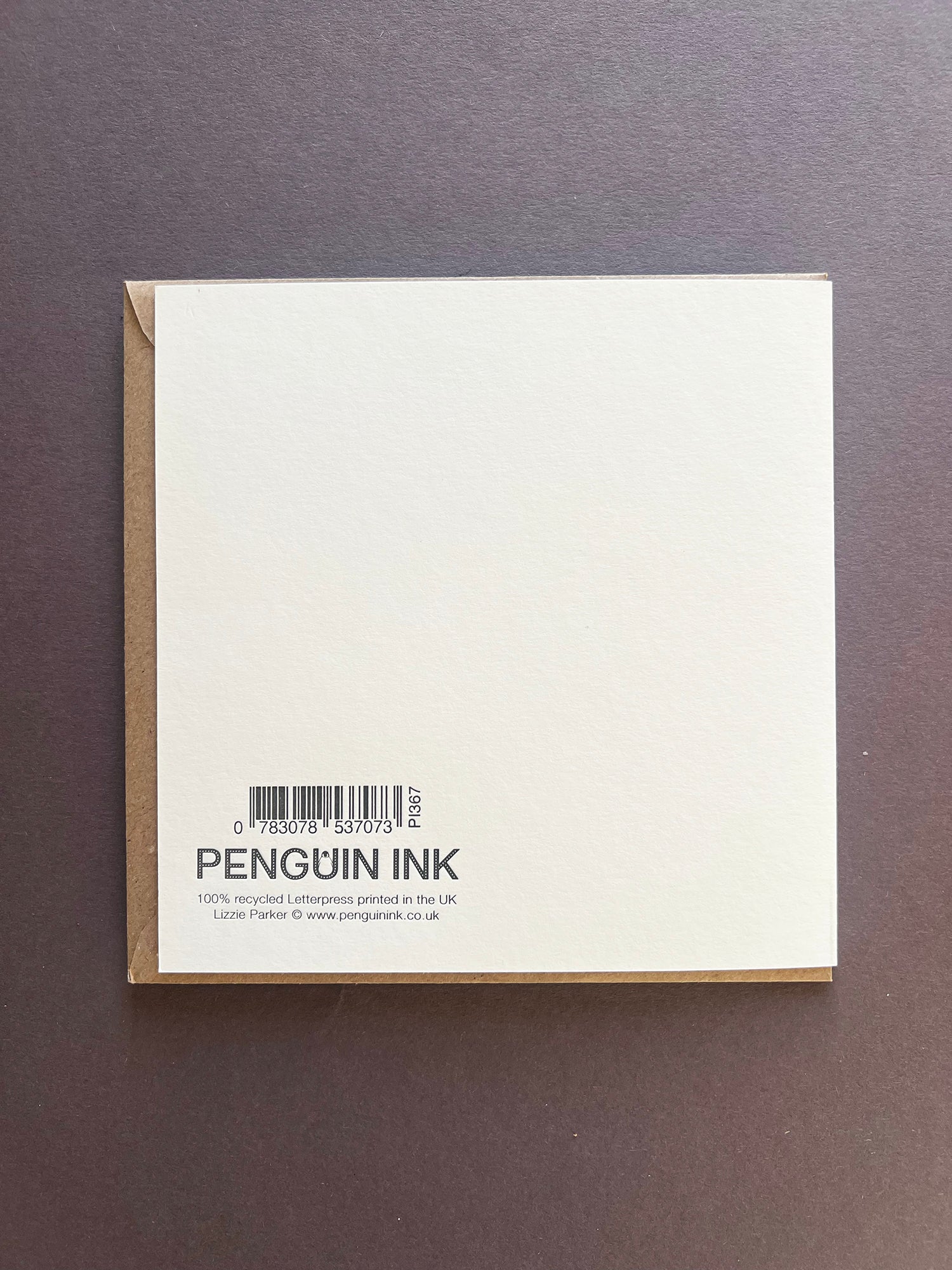 Poppy Letterpress Card