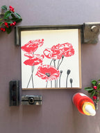 Poppy Letterpress Card