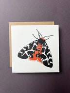 Garden Tiger Moth Letterpress Card