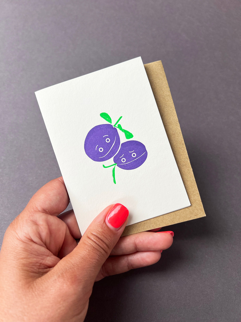 Glum Plum Card