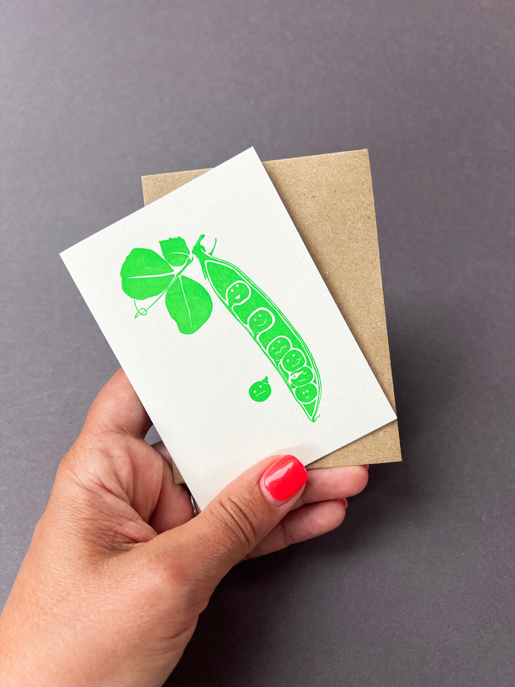 Pea Pod Card