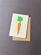Curious Carrot Card