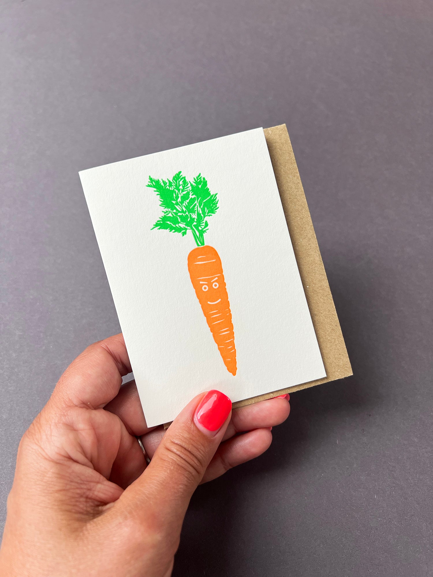 Curious Carrot Card