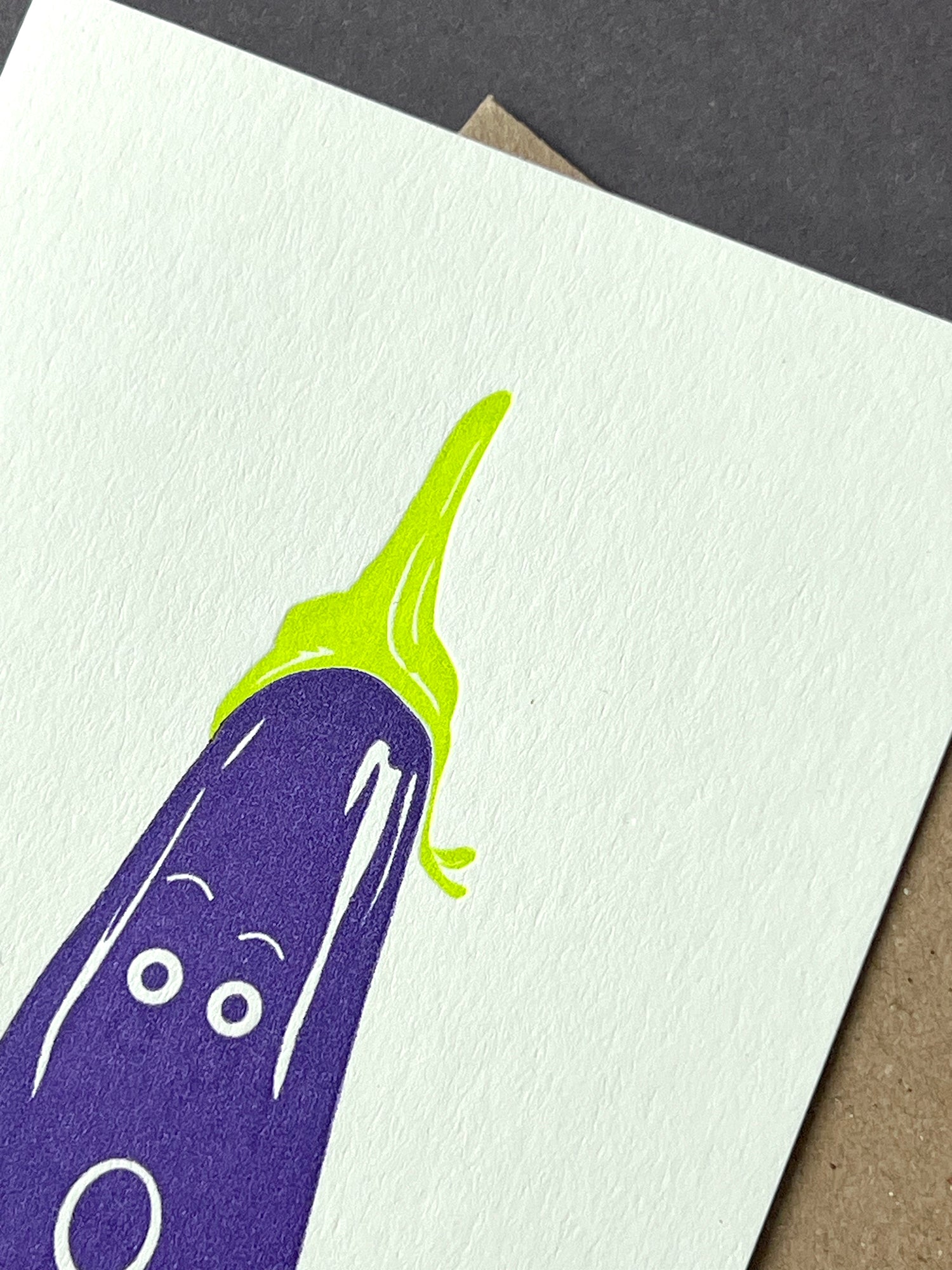 Outrageous Aubergine Card