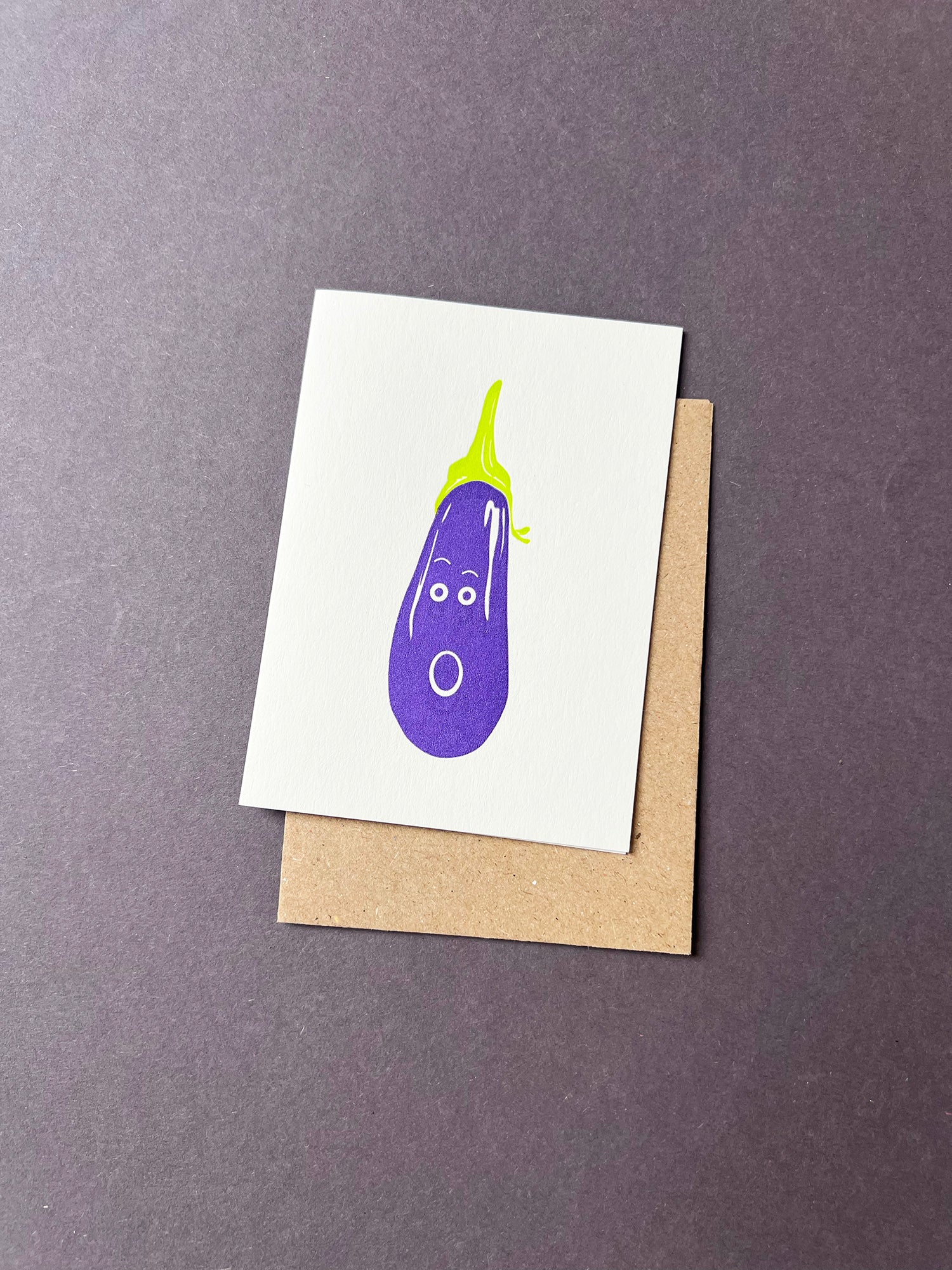 Outrageous Aubergine Card