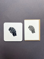 Guinea Fowl Feather Card