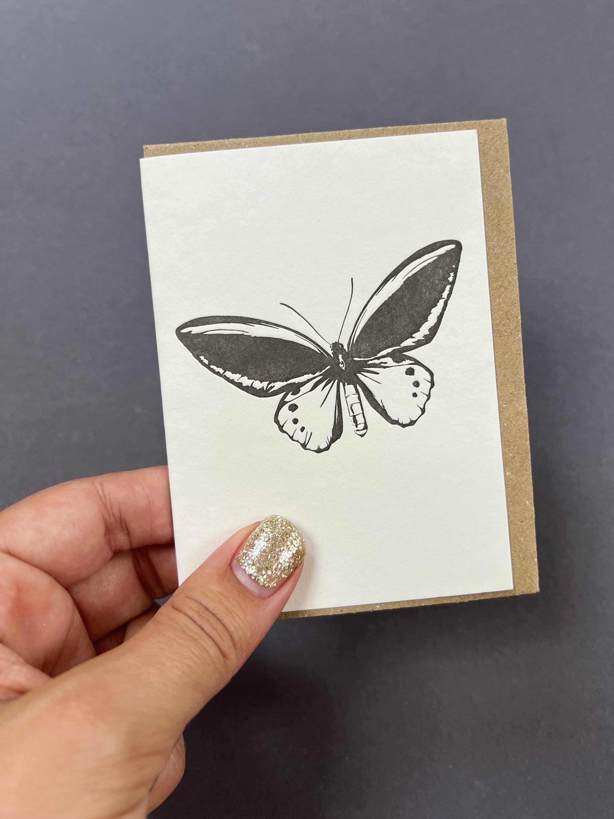 Birdwing Butterfly Card