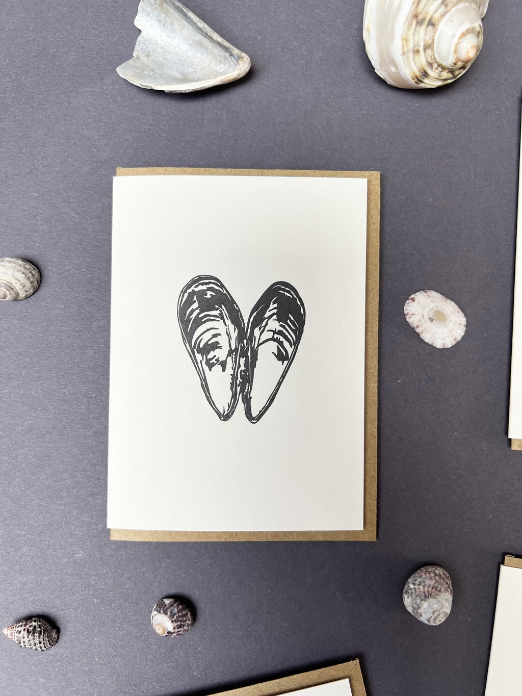 Blue Mussel Card