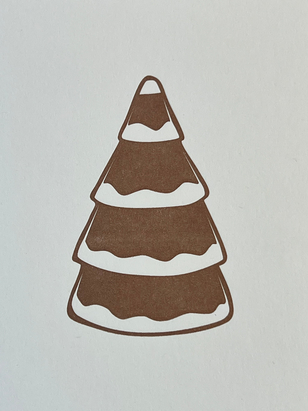 Gingerbread Tree Card