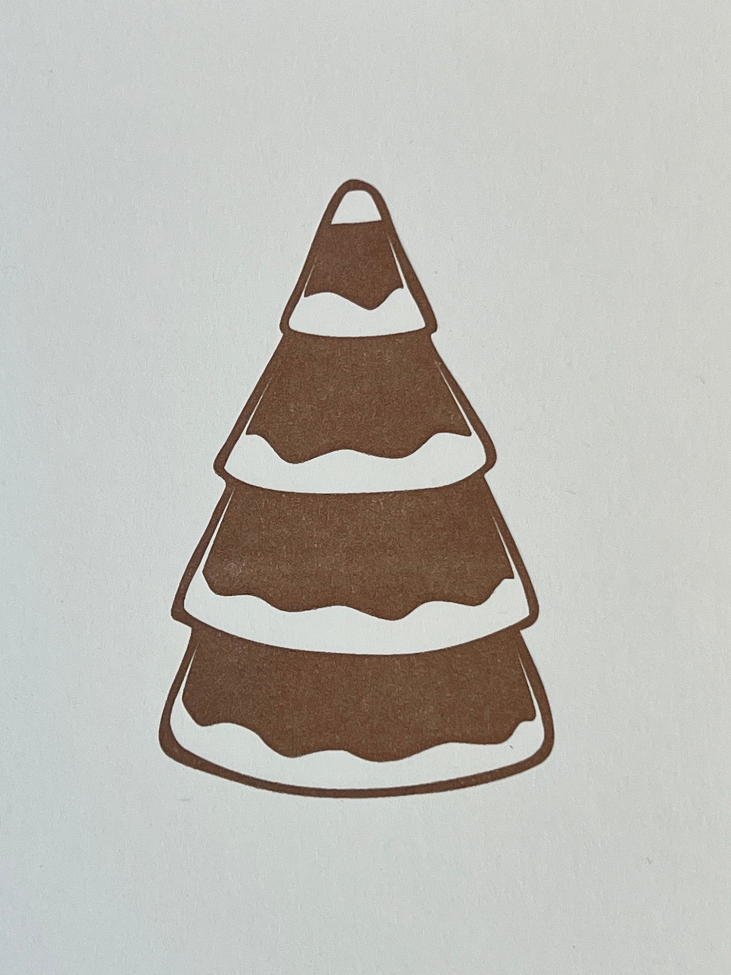 Gingerbread Tree Card
