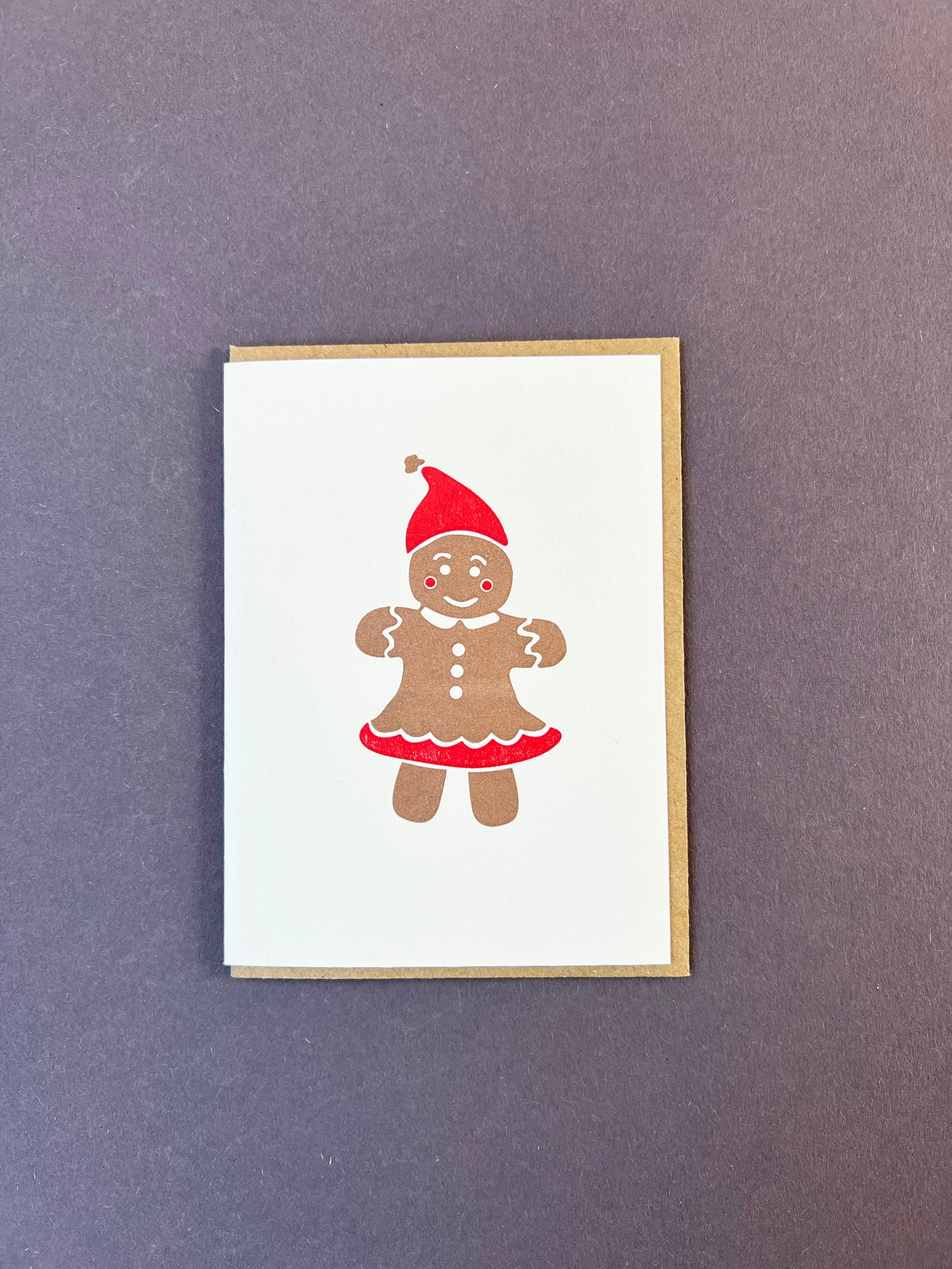 Gingerbread Ink Gingerbread Lady Card – Penguin Ink Ltd
