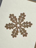 Gingerbread Snowflake Card