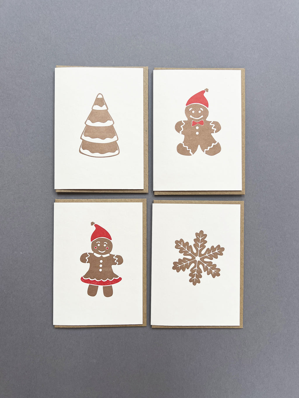 Gingerbread Snowflake Card