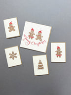 Gingerbread Snowflake Card