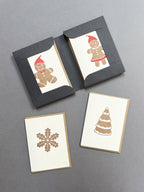 Gingerbread Notecard Set | Set of 8
