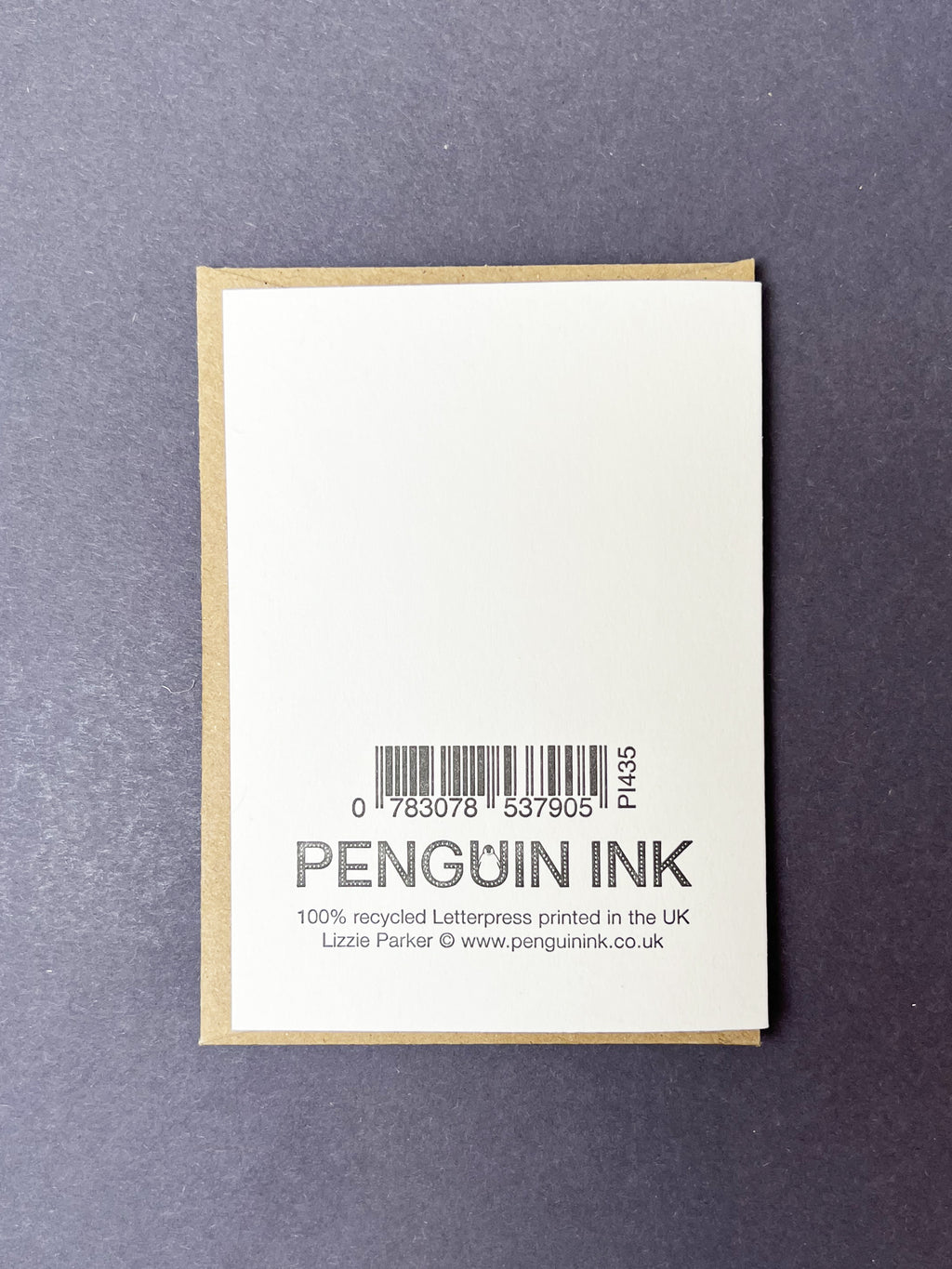 Neon Blue Lights Card