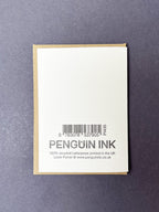 Neon Blue Lights Card