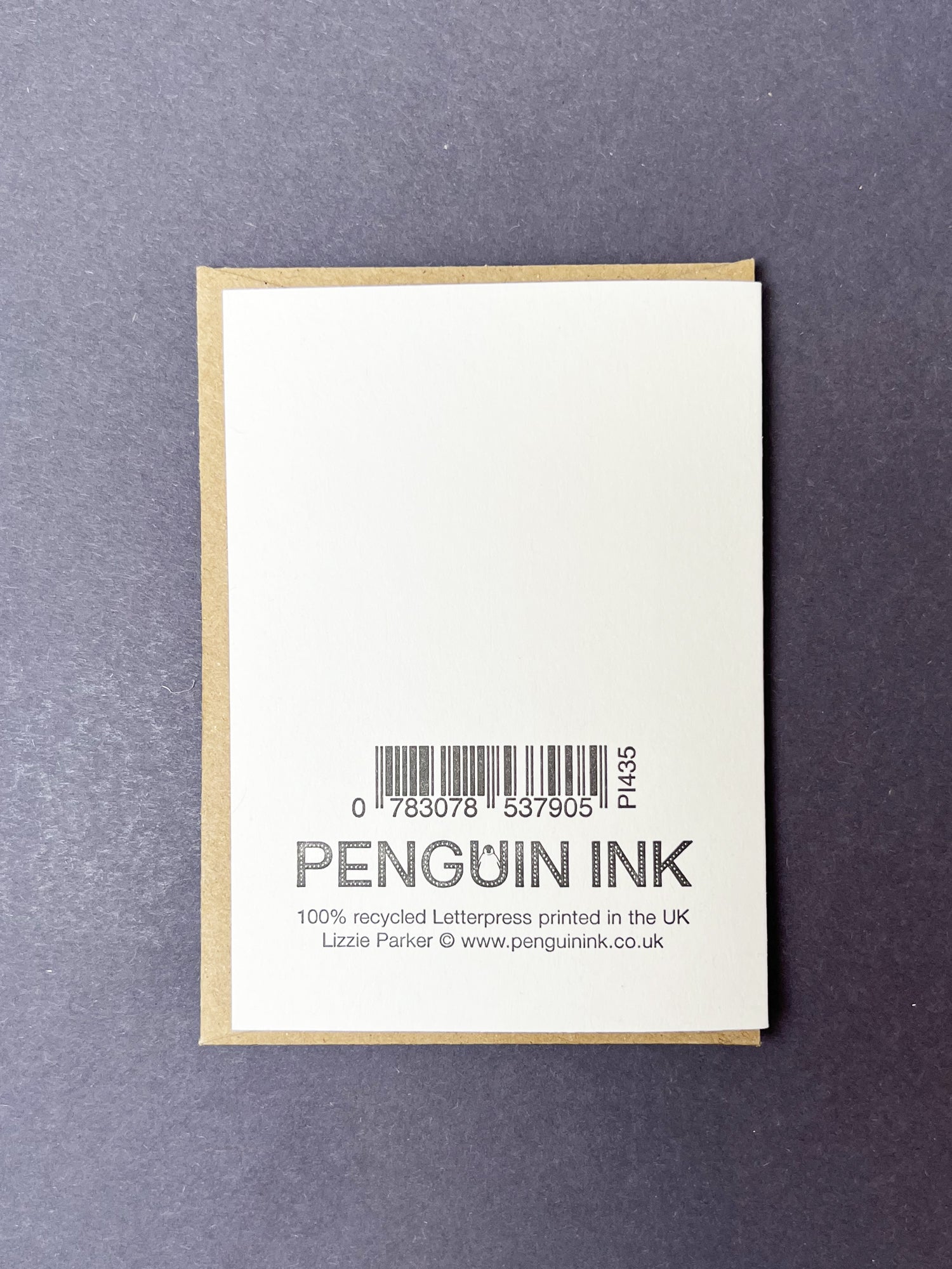 Neon Blue Lights Card