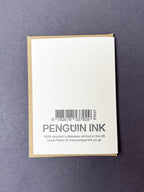 Neon Orange Lights Card