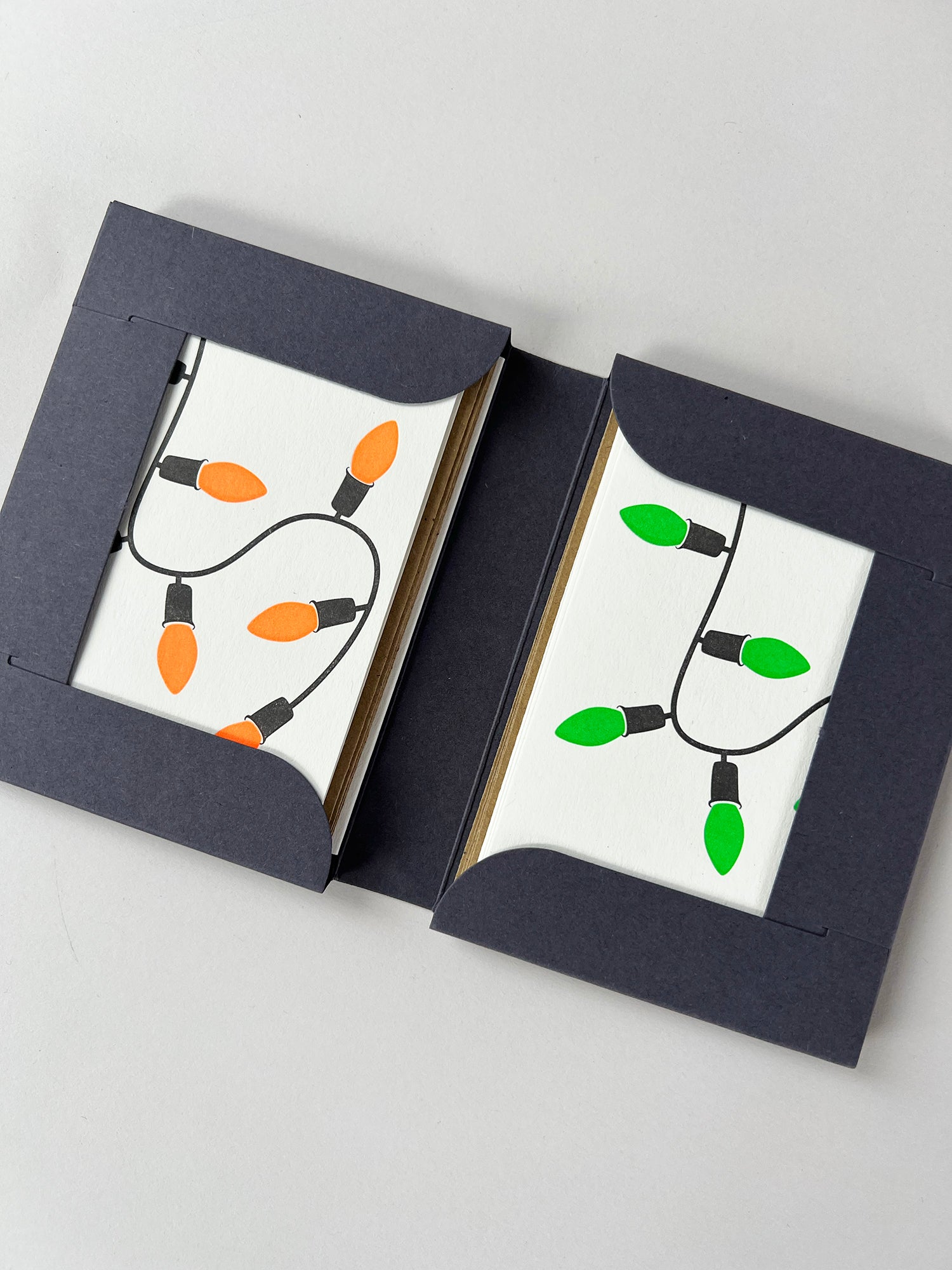 Neon Lights Notecard Set | Set of 8