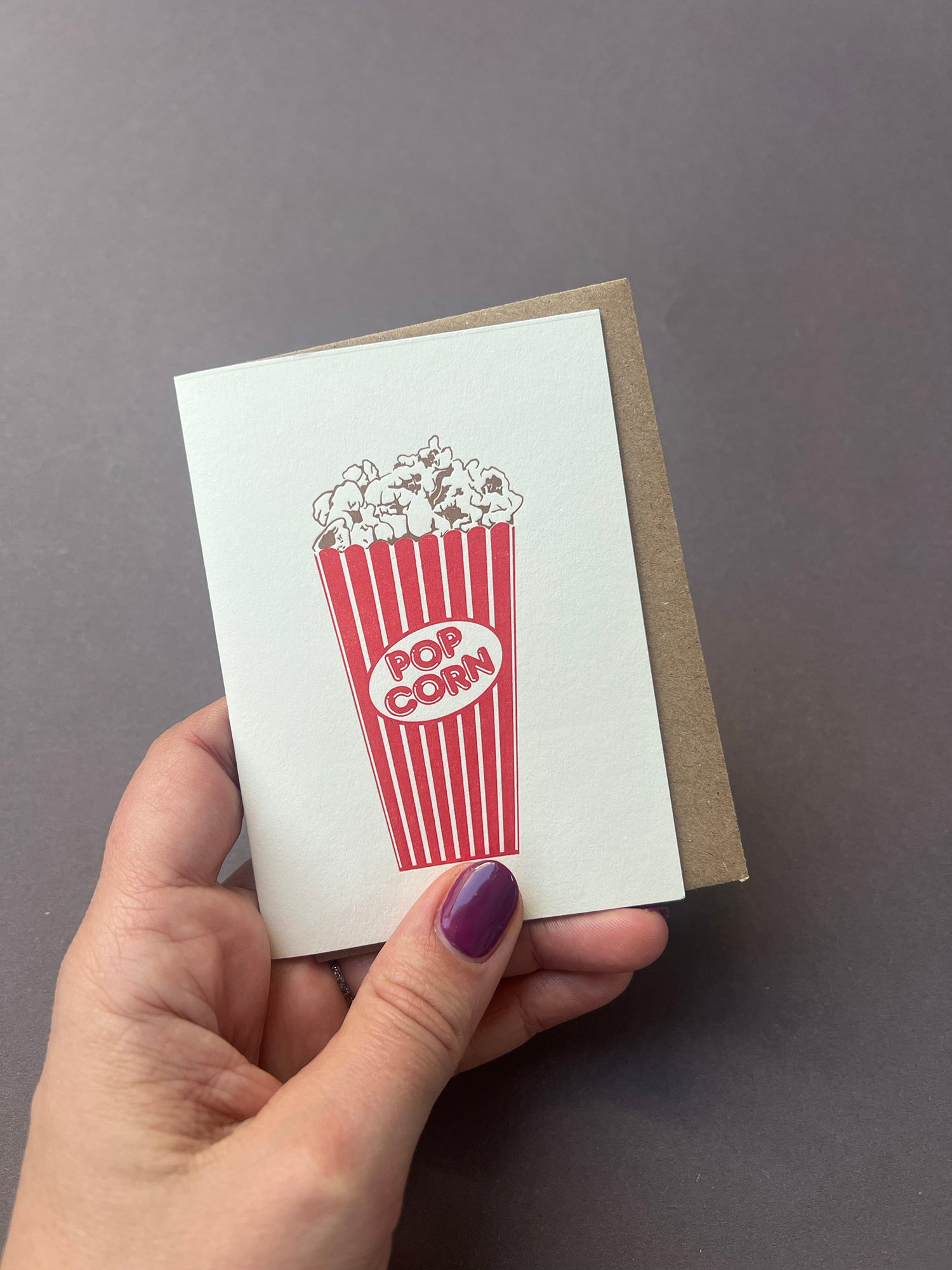 Popcorn Card