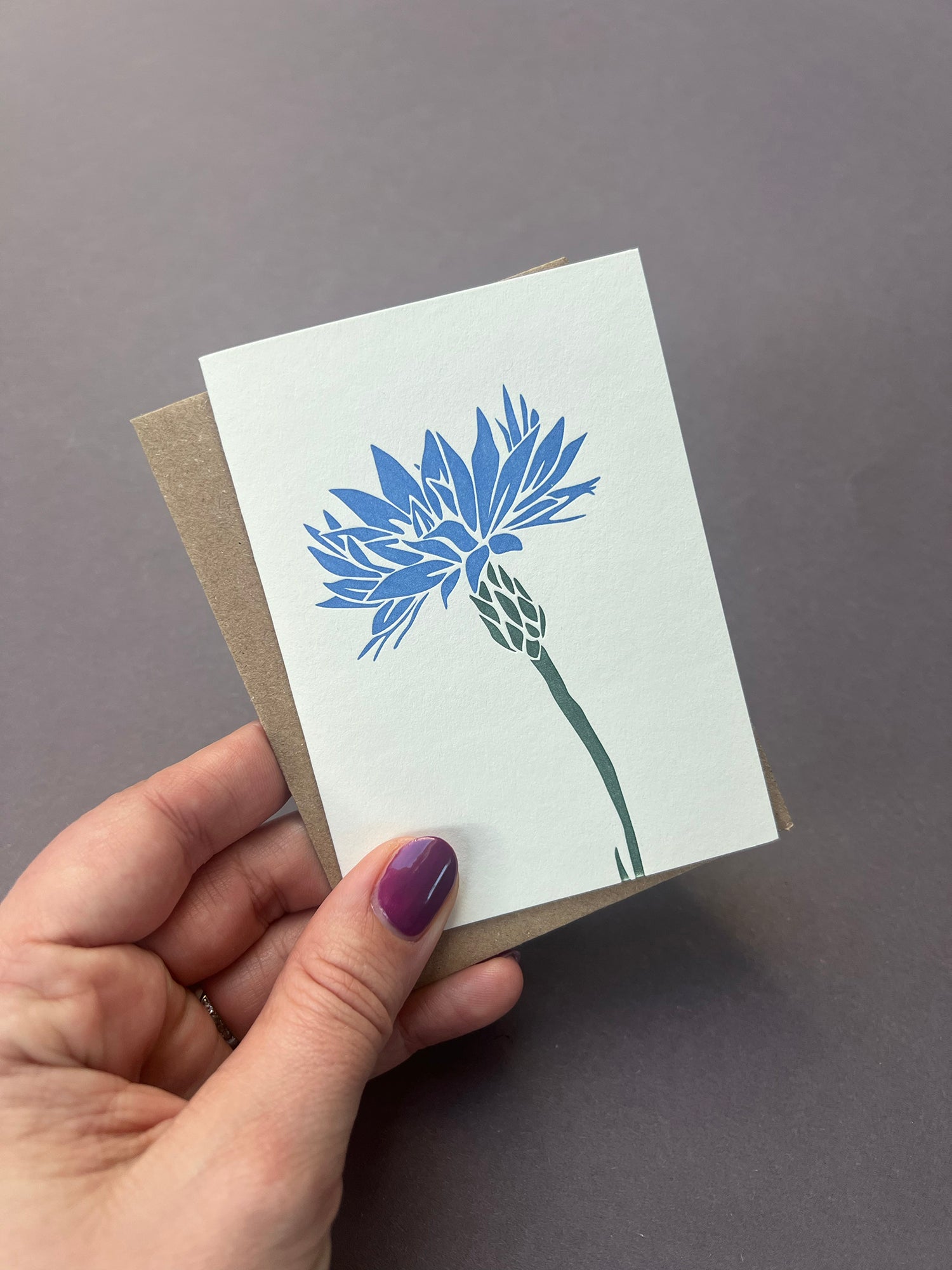 Cornflower Card
