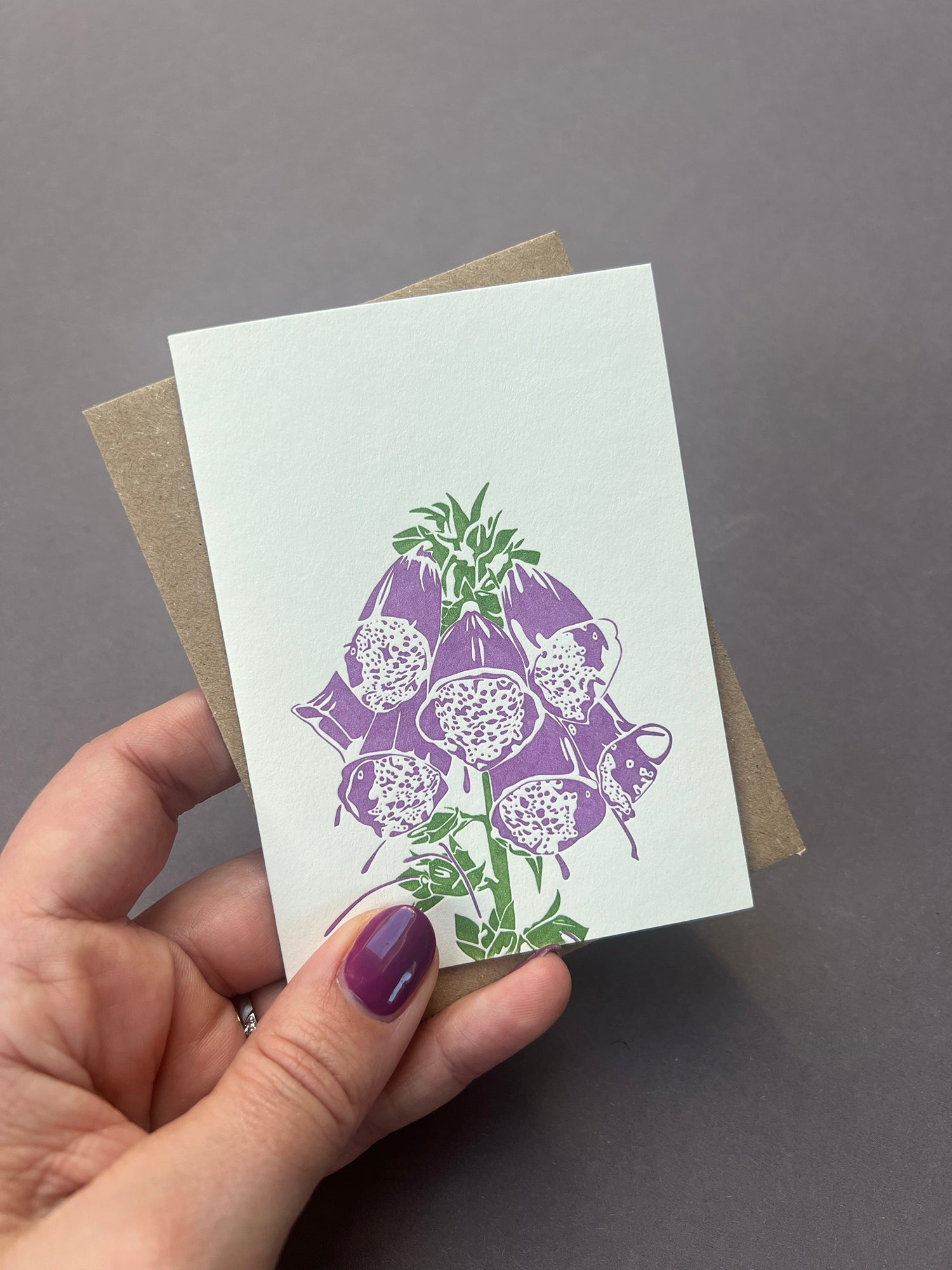 Foxglove Card