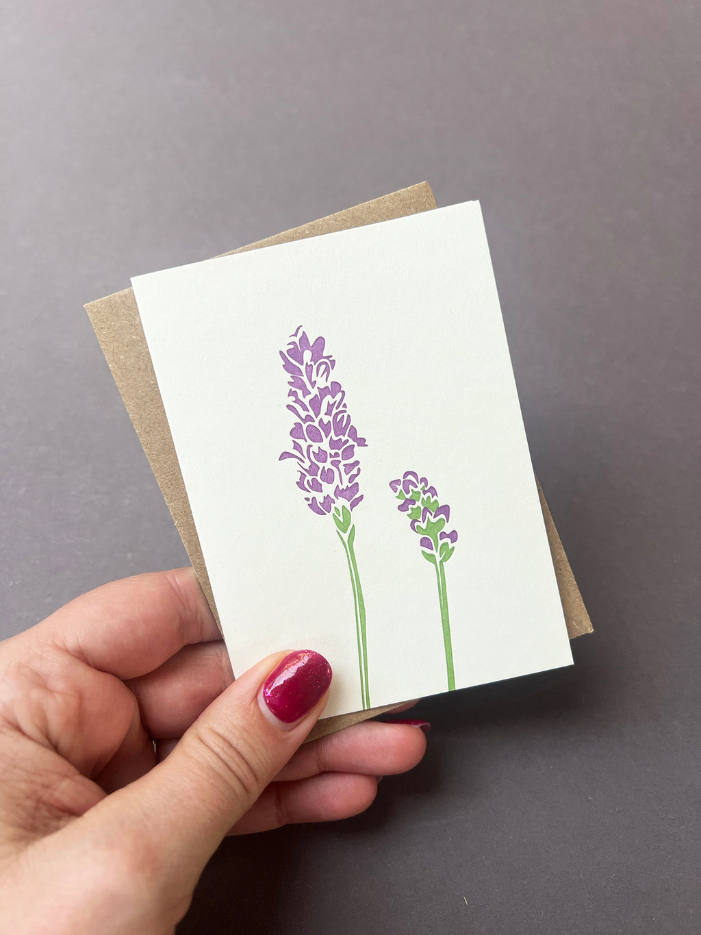 Lavender Card