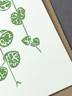 String of Hearts Card