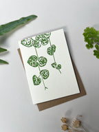 String of Hearts Card