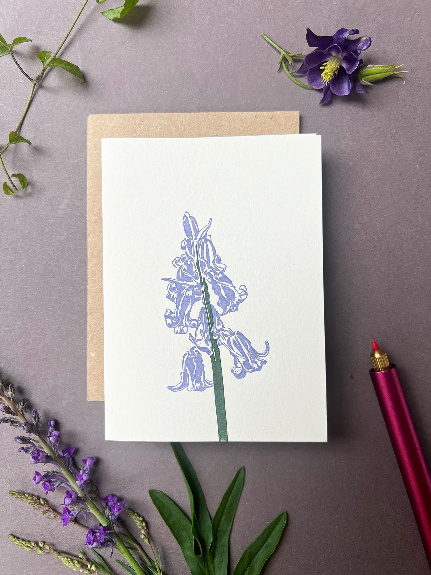 Bluebells Card