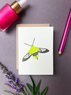 Neon Eclipse Moth Notecard Set | Set of 8