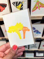 Chanterelle Mushroom Card