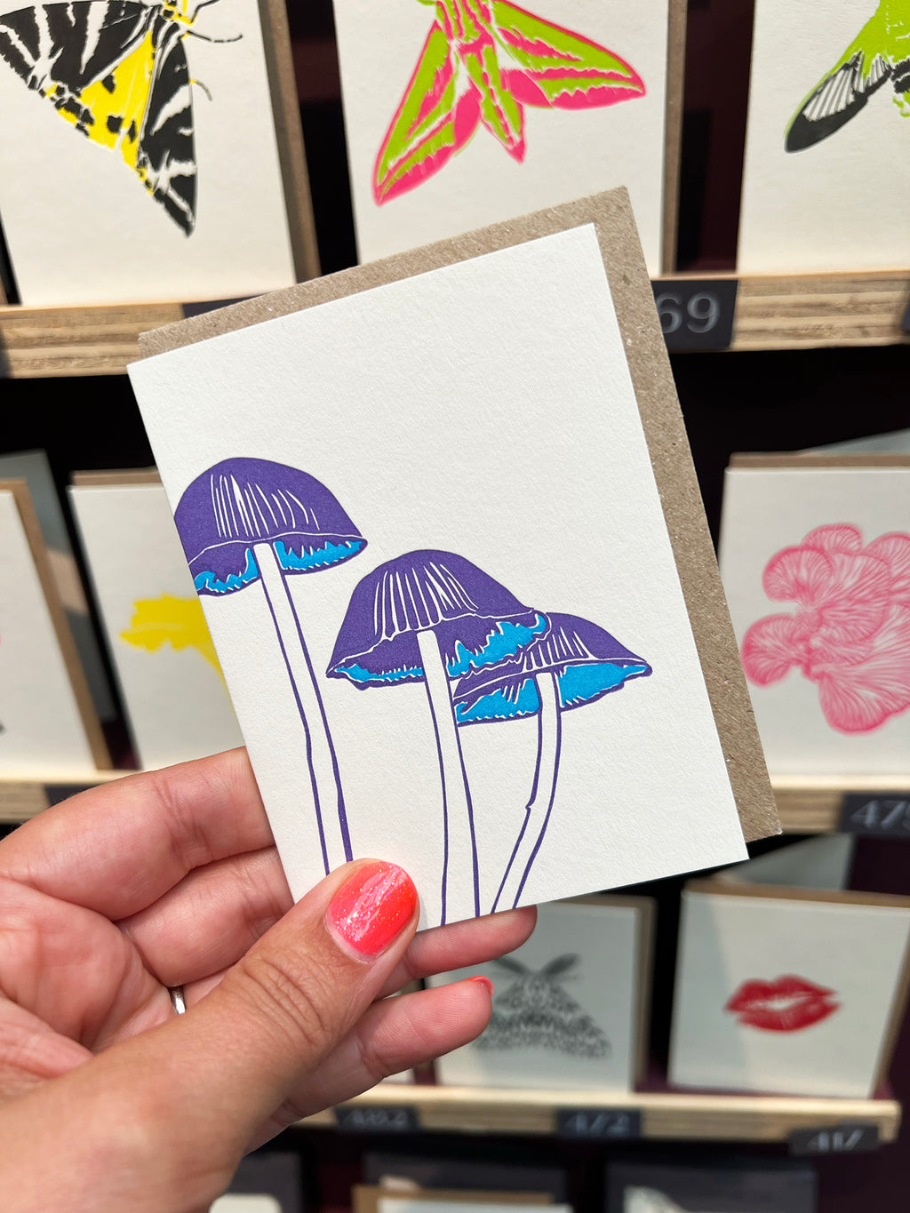Mycena Mushroom Card