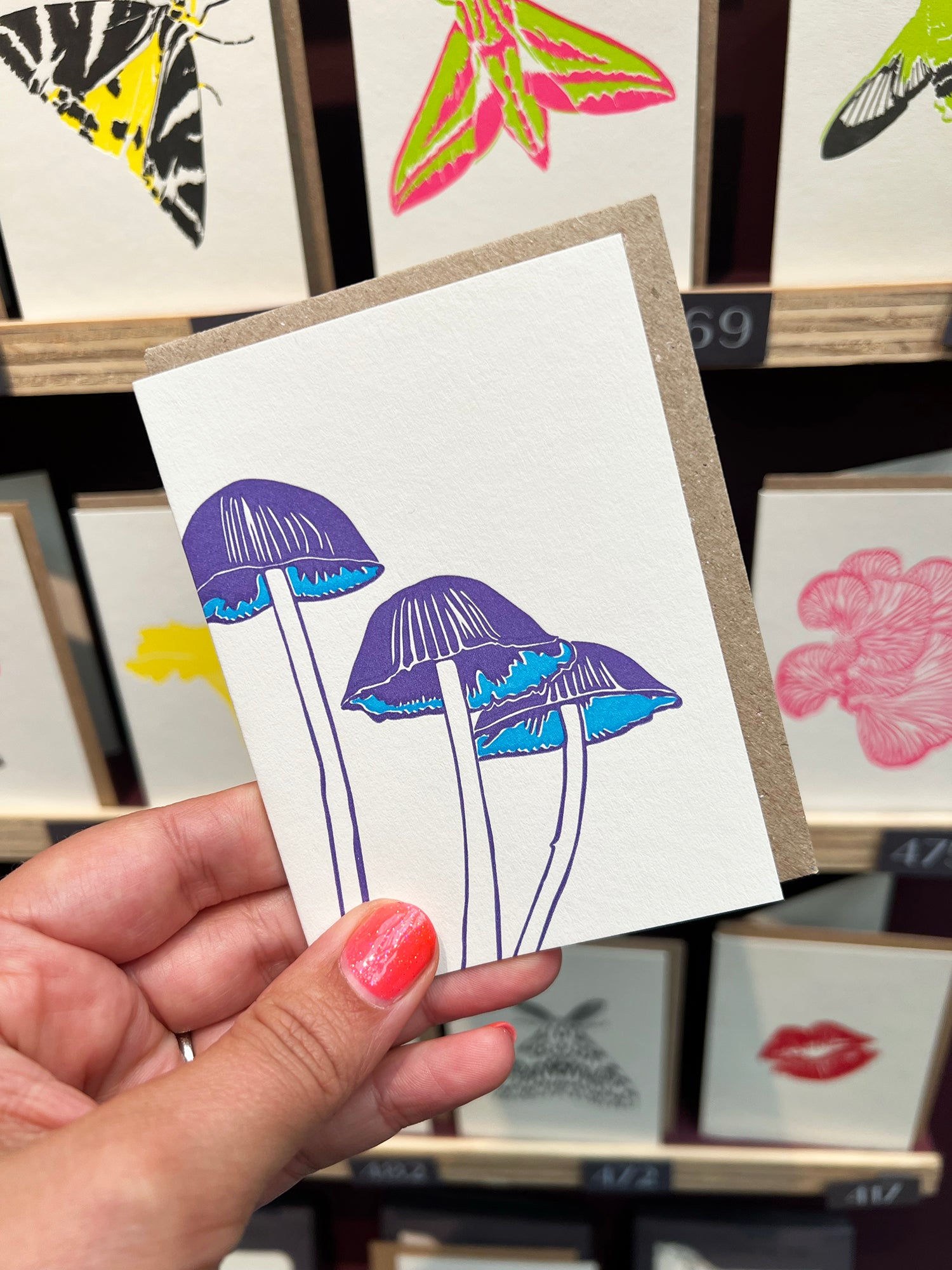 Mycena Mushroom Card