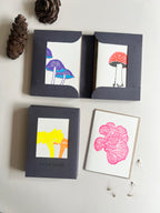 Neon Fungi Notecard Set | Set of 8