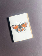 Peacock Butterfly Card