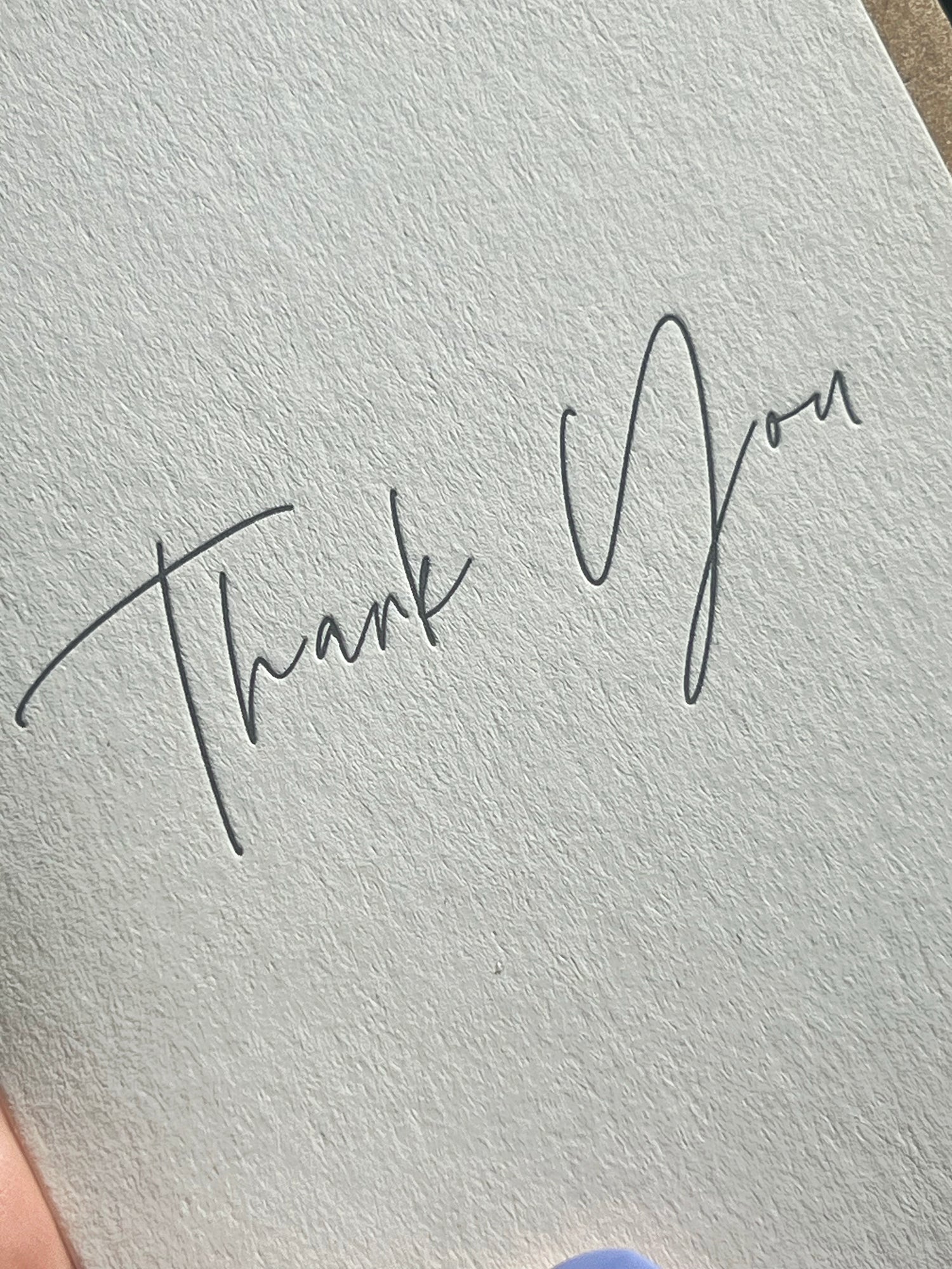 Thank You Card