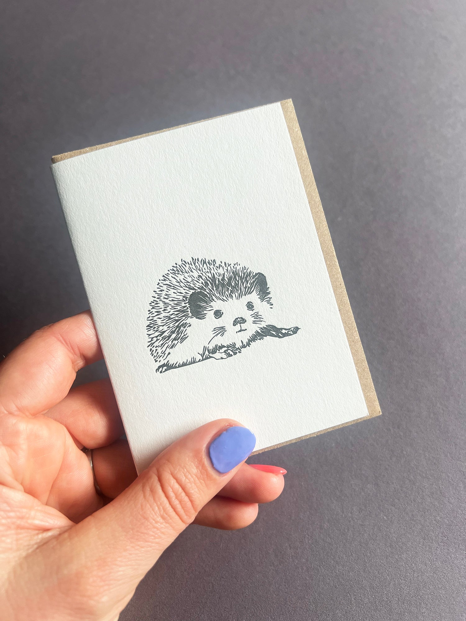 Hedgehog Card