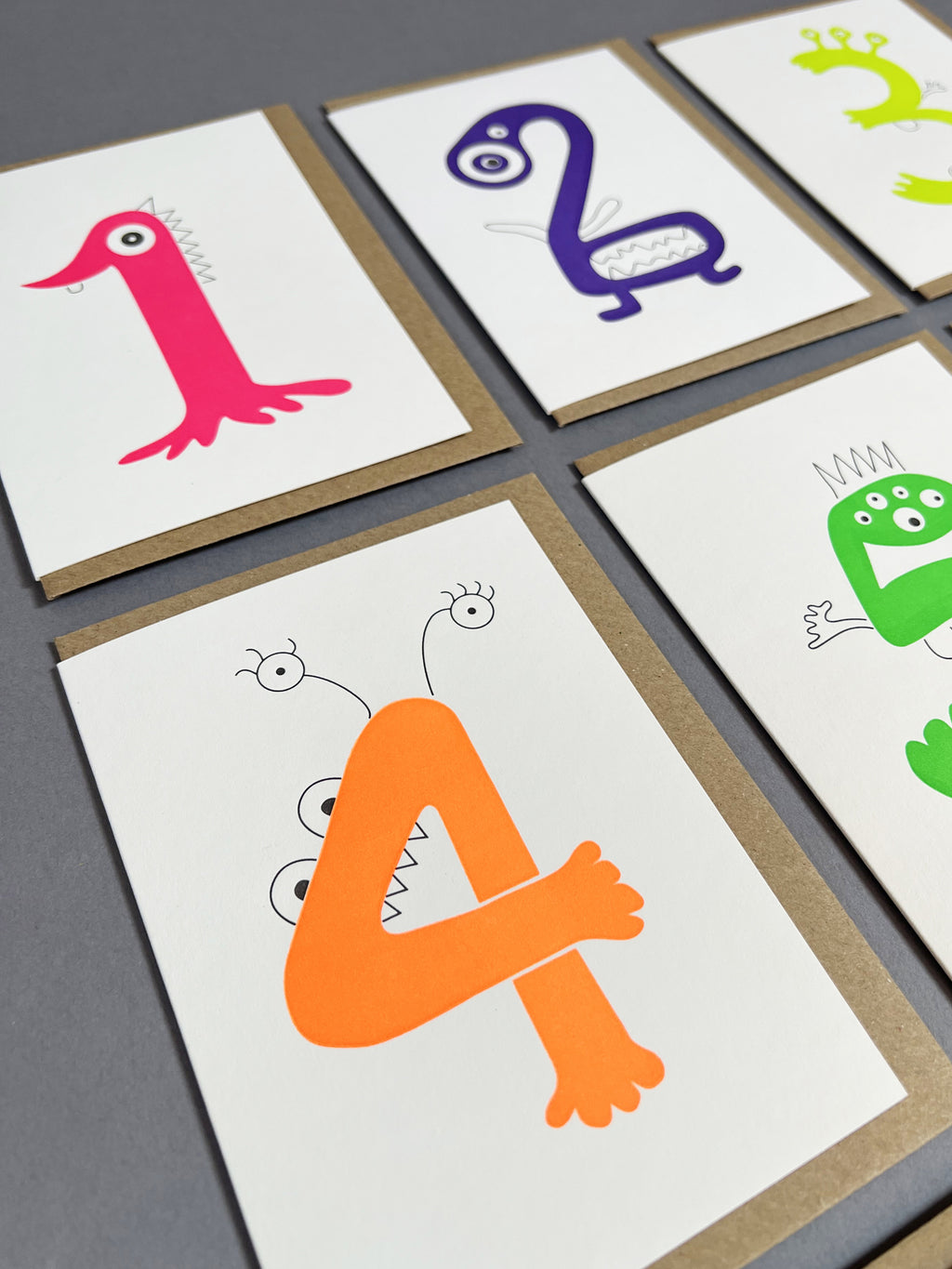 Alien One Pink Letterpress Card | 1st Birthday Card