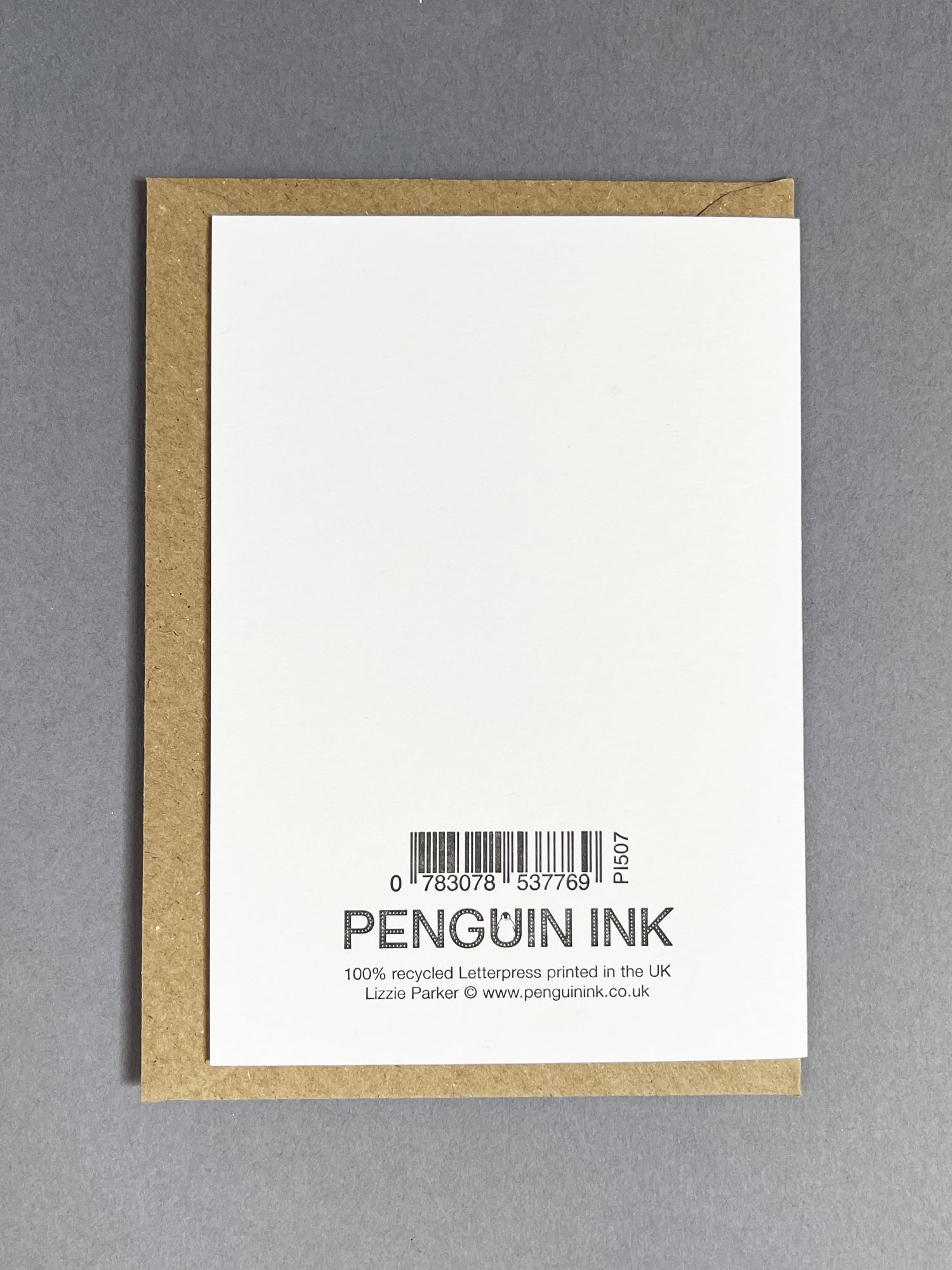 Alien Seven Letterpress Card | 7th Birthday Card