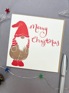 Merry Gonk Letterpress Card