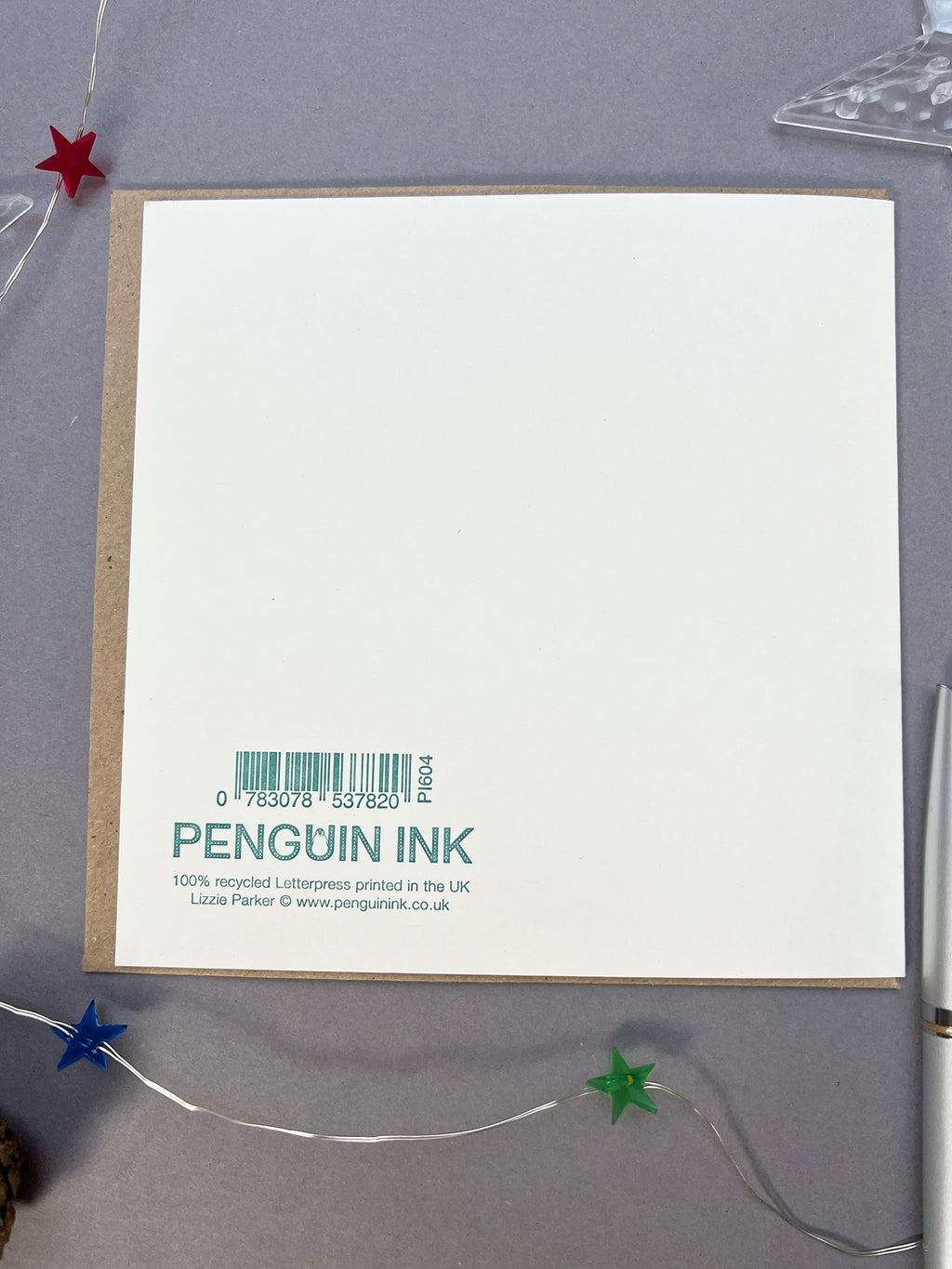 Party Gonks Letterpress Card