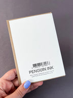 Valentine Penguins Letterpress Card | Valentine's Day Card