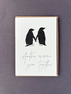 Awesome Penguin Card | Anniversary Card | Valentine's Day Card