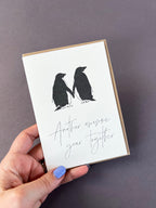 Awesome Penguin Card | Anniversary Card | Valentine's Day Card