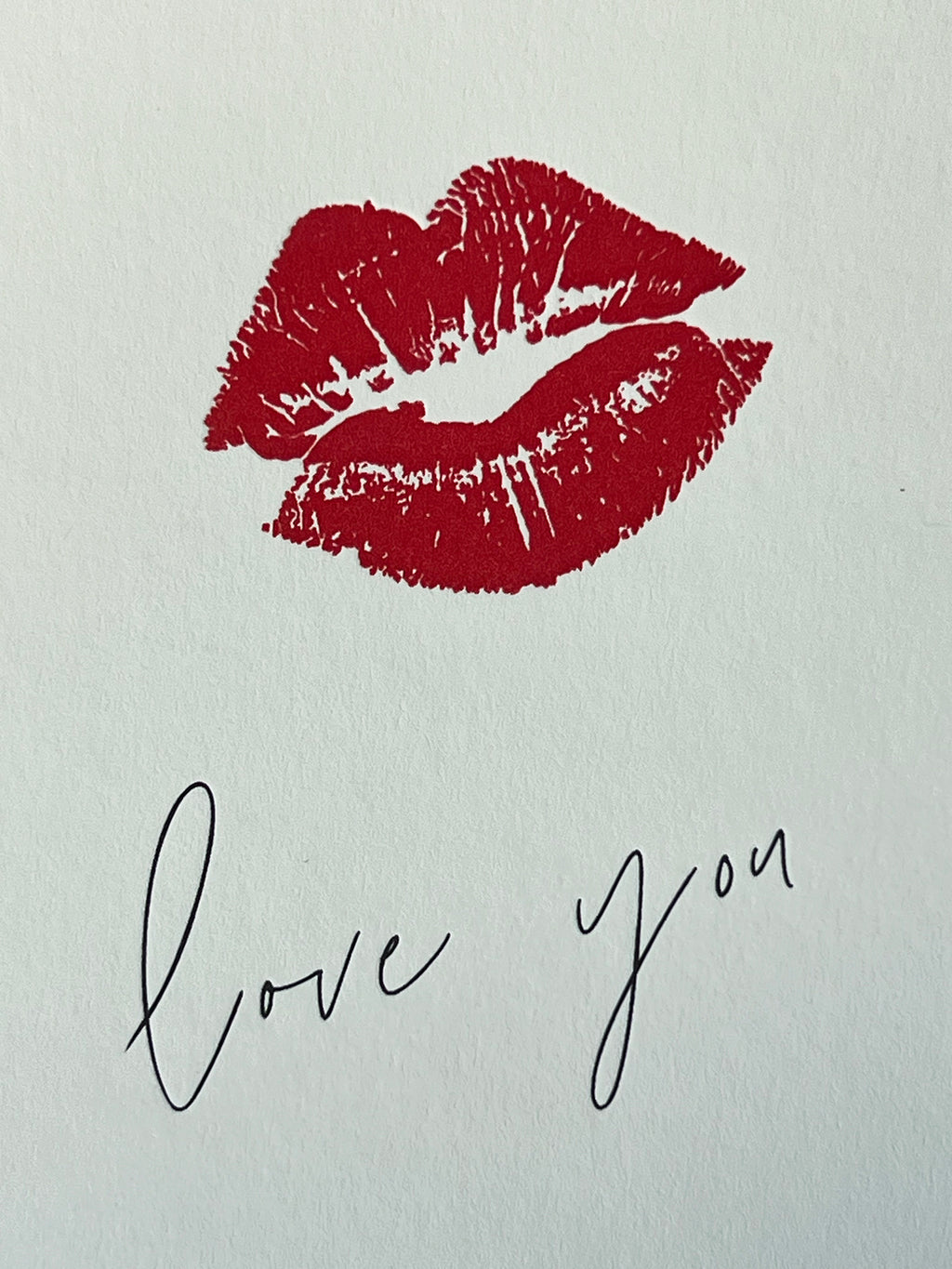 Love you Lips Card | Anniversary Card | Valentine's Day Card